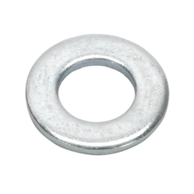 Image of Sealey Flat Washer DIN 125 M8 x 17mm Form A Zinc Pack of 100