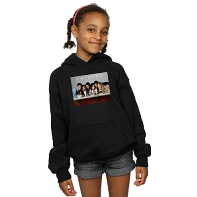 Image of Friends Girls Group Photo Milkshakes Hoodie Black 9 11 Years