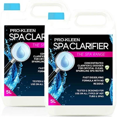 Image of 10L of Pro Kleen Spa Clarifier Chemical, Achieve Brilliant, Sparkling Water Improves Filter Performance &amp; Efficiency