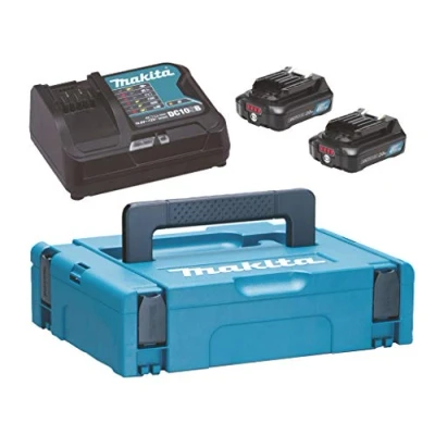 Image of MAKITA 197658 5 Power Pack 12 V (2 x 2.0 Ah) with Makpac Charger