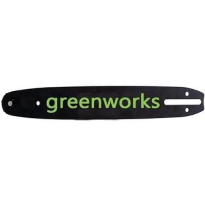 Image of Greenworks Chainsaw Chain bar 2954807 fits for 4 Inch (10cm) Mini G24MCS10 bar, Black
