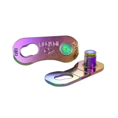 Image of SRAM RED PowerLock Flattop Chain Connector Link 12 speed (Road Only), Rainbow, 4 Pack, D1
