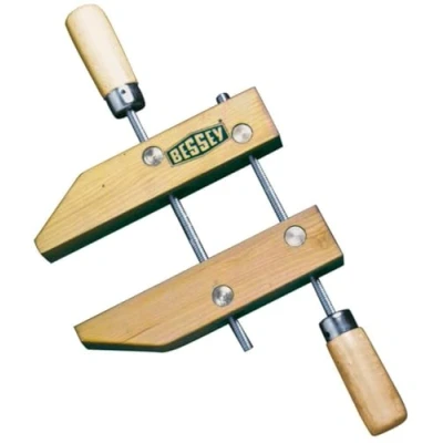 Image of BESSEY HS 8, 8 in. Wood Hand Screw Clamp, Brown