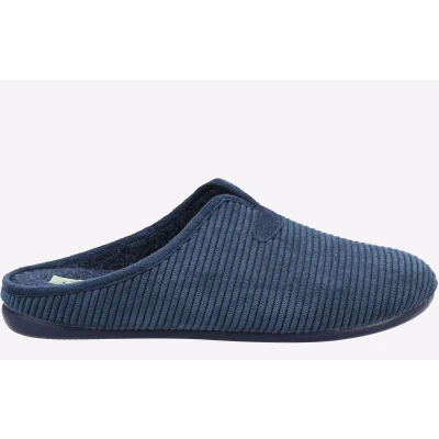 Image of Cotswold Blackbird Mule Slipper Mens Navy Size UK 10