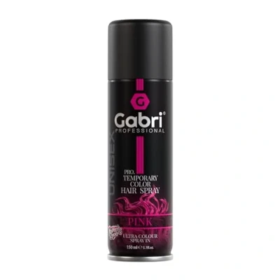Image of G Gabri Professional Pro Temporary Colour Hair Spray, 150 ml (Pink)