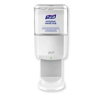 Image of PURELL TOUCH FREE ES6 AUTO HAND SANITISER DISPENSER &amp; ADVANCED SANITIZER GEL Refill Starter Kit, white, 1200mL. 70% alcohol formulation