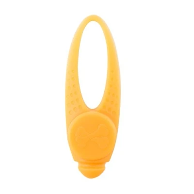 Image of Ancol Soft Blinker Orange Dog Harness (Pack of 6) Reflective with LED Lights for Enhanced Safety and Visibility