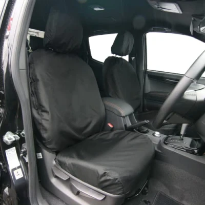 Image of TOWN &amp; COUNTRY COVERS Ford Ranger Tailored Seat Covers, Fits (2012 22), Isuzu D Max Waterproof Material, Custom Fit (Front Set)