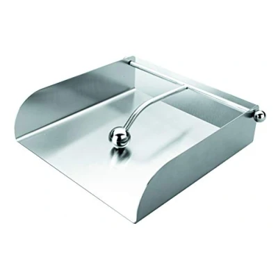 Image of Ibili Serviette Holder Clasica Square 17x17 cm of Stainless Steel, Silver, 17 x 5