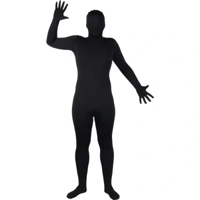 Image of Adult Black Skinz Fancy Dress Costume Large (Up To 6&#039;2)