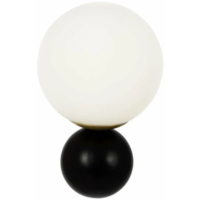 Image of Nostalgia Modern Wall Lamp Matt Gold, Glass Shade