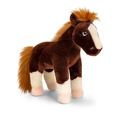 Image of Deluxe Paws Plush Cuddly Soft Eco Wild Animals Toys 100% Recycled (Horse)