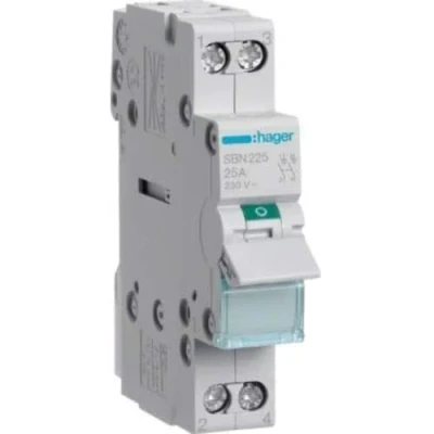 Image of Hager SB Switch Modular Court 2 Poles 25 A