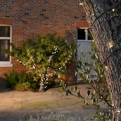 Image of Lumify® USB Chargeable Outdoor Solar Powered Fairy Lights Multicolour 100 LEDs