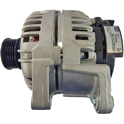 Image of 24447429, 6204123, 93174469 Generator HELLA 8EL 012 430 421 14V 120A 54mm VAUXHALL: Astra Mk5, Astravan Zafira Mk2, ALFA ROMEO: 159 Saloon