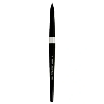 Image of Silver Brush Limited 3000S18 Black Velvet Round for Watercolour, Size 18, Short Handle