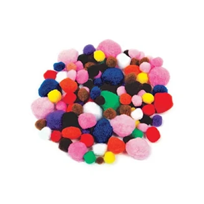 Image of Creation Station CT2875 Poms, Value Pack, Asst Colours &amp; Sizes (Approx 300)