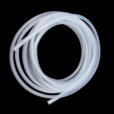 Image of iMeistek Silicone Tube 8mm ID x 10mm OD 6 Meters, Flexible Food Grade Hose Tubing Water Air Pipe Transparent
