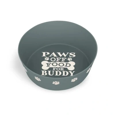 Image of Personalised Dog Bowl (Buddy)