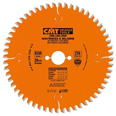 Image of CMT 296.160.56H Non Ferrous Metal &amp; Laminated Panel Blade Z 56 D 160 B 20 K 2,8 P 2,2