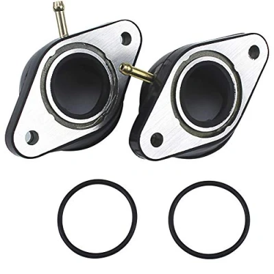 Image of Cyleto Motorcycle Carburetor Intake Manifold Boot Joint For Yamaha XV 400 Virago 1991 1994 500 1992 1998 535 1988 2001