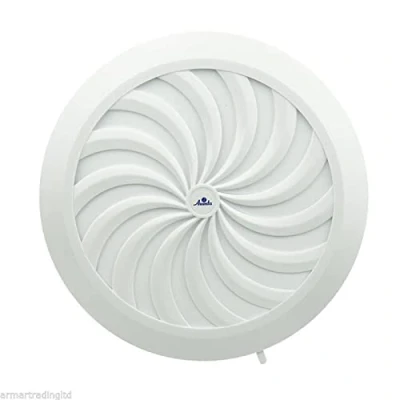 Image of Circle Air Vent Grille 150mm / 6&quot; with Shutter Round Ducting Pipe Ventilation Cover.