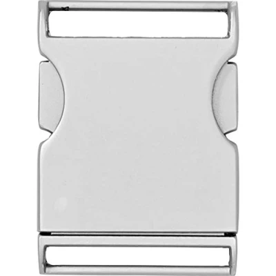 Image of Prym Matt Silver Coloured 30mm Belt Buckle (1pc), Metal, 9.5 x 6 1.2 cm