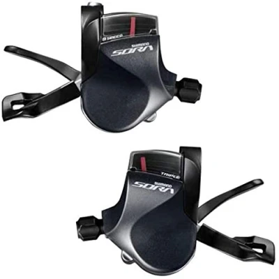 Image of Shimano SL R3000 Sora Shift Levers For Flat Bar Double