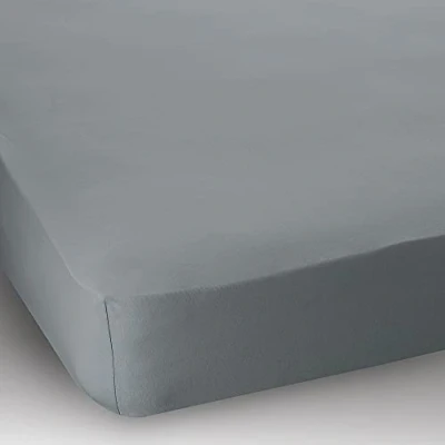 Image of 15 Extra Deep Single Bed Cotton Jersey Fitted Sheet Grey