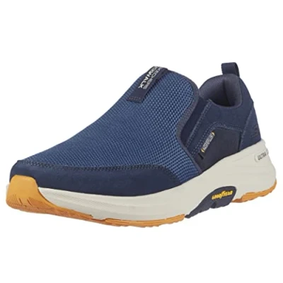 Image of Skechers Go Walk Outdoors 216103 Navy/Yellow 9 D (M)