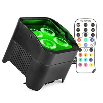 Image of BeamZ BBP94W Battery Operated LED Uplighter with Wireless DMX 4X 12W RGBAW UV Wall Wash Light Effect