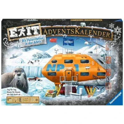Image of Exit Advent Calendar the Polar Station in Arctic 25 Puzzles for Enthusiasts from 10 Years
