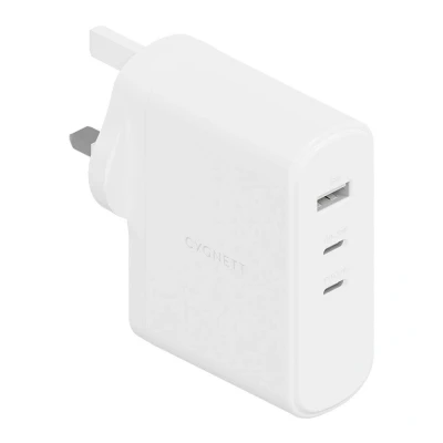 Image of CYGNETT PowerMaxx CY4374PDWCH 100 W Multiport GaN Wall Charger, White