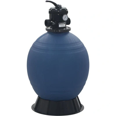 Image of vidaXL Pool Sand Filter with 6 Position Valve Blue 560 mm