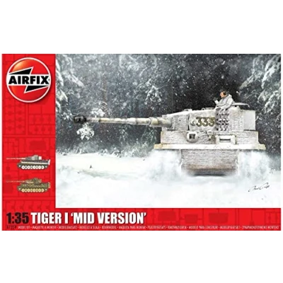 Image of Airfix A1359 Tiger 1 Mid Version Military vehicle