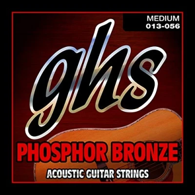 Image of GHS S335 13 56 Medium Phosphor Bronze Acoustic String Set