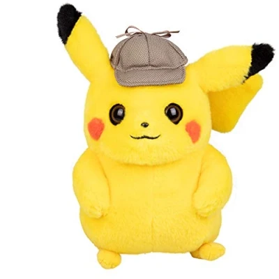 Image of Pokémon Pokemon 97563 Detective Pikachu 8 INCH Plush Multiclour