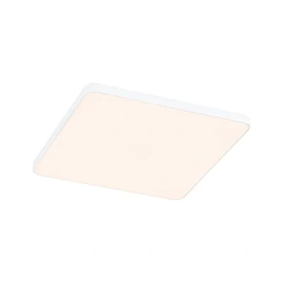 Image of Paulmann 79943 LED panel recessed Veluna VariFit Edge 160x160mm rectangular warm white, white plastic lighting system 3000K
