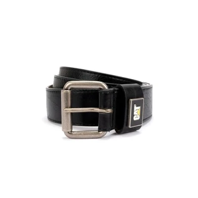 Image of Caterpillar mens Enamel Plaque BeltBelt, Black, 40