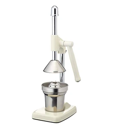 Image of KitchenCraft Living Nostalgia Juicer, Cream/Silver