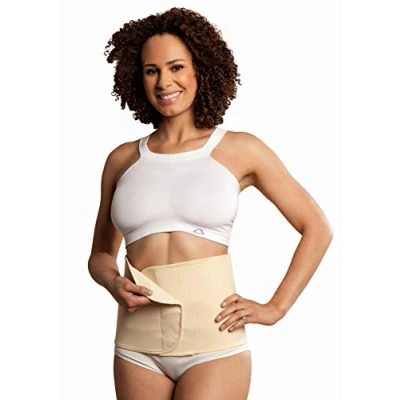 Image of Carriwell Adjustable Organic Cotton Belly Binder (Large/Extra Large, Natural)