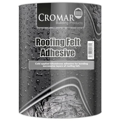 Image of CROMAR Roofing Felt Adhesive Cold Applied Bituminous for Felts 5L