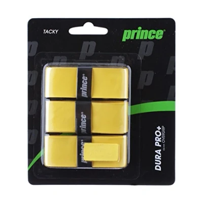 Image of Prince Overgrip Dura Pro Plus Set of 3 Grips, 3er, yellow, Standard