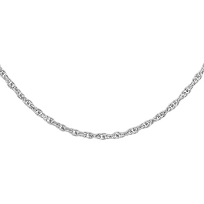 Image of Tuscany Silver Women&#039;s Sterling 1.3 mm Prince of Wales Chain Necklace Length 61 cm/24 Inch