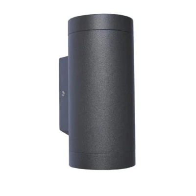 Image of Leyton Lighting UD 6W 3K Declan Double LED Spot Light, IP65, Anthracite