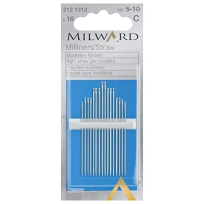 Image of Straw/Milliners Hand Sewing Needles, Nos.5 10