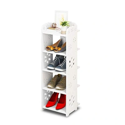 Image of Dripex 5 Tier Shoe Rack Cabinet Storage Bookshelf Organizer Free Standing Display in Home Corridor Hallway and Corner