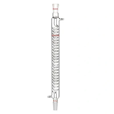 Image of StonyLab Borosilicate Glass Graham Condenser with 24/40 Joint 400 mm Jacket Length Lab
