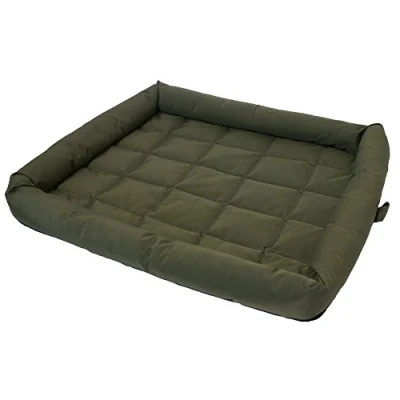 Image of Rosewood Water Resistant Crate Dog Mattress, Extra Large, 71x107cm,Khaki Green