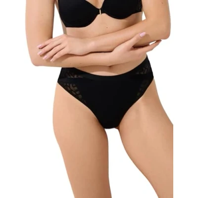 Image of Lisca Women&#039;s Brazilian Knickers Opal 022335 Black M
